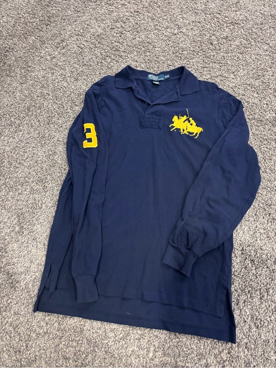 Ralph Lauren Other - Ralph Lauren Navy Crew Neck Polo Tee with Embroidered Label